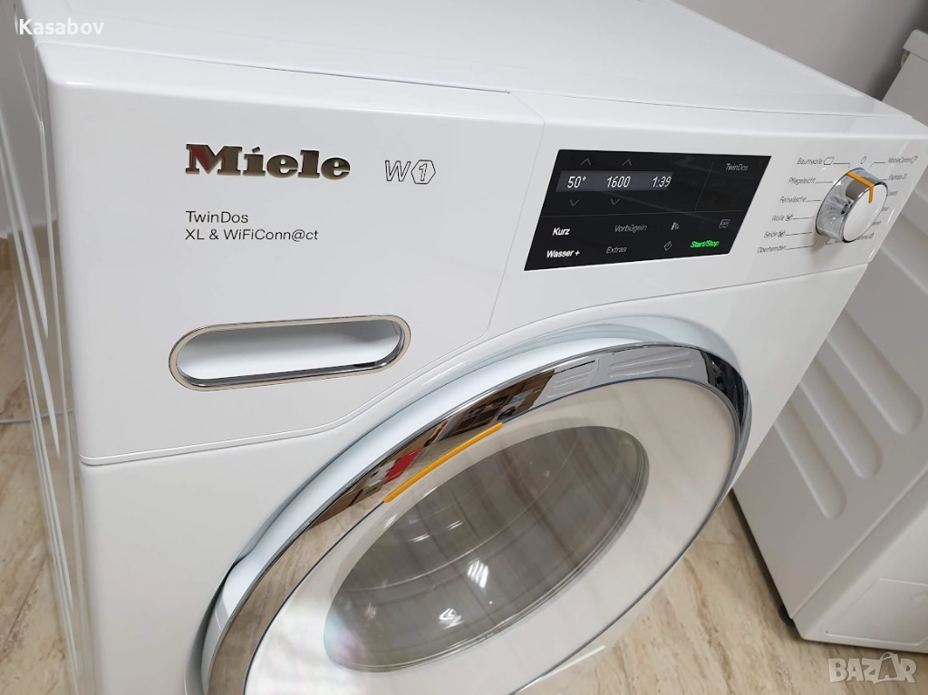 Miele 9кг 1600rpm Wi-Fi TwinDos Пералня Миеле 12м Гаранция, снимка 1