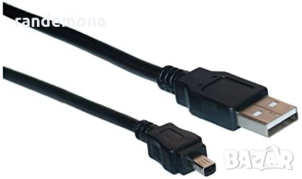 Кабел USB A/miniB 4 pin M/M 1.8, снимка 1