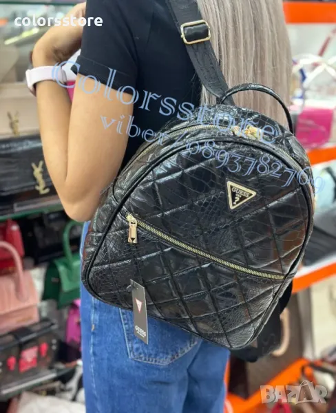 Черна раница Guess -SG95py, снимка 1