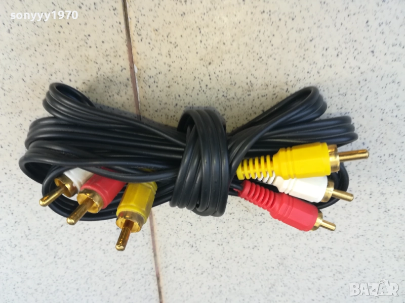 КАБЕЛ-АУДИО ВИДЕО-ЧИНЧОВЕ 1210250849, снимка 1