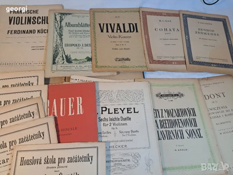 стари партитури за цигулка 21/1, снимка 1