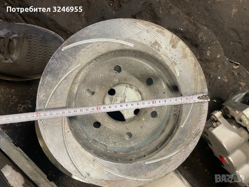 Спирачен заден кит SSBC с дискове и 3 бутални апарати , снимка 1