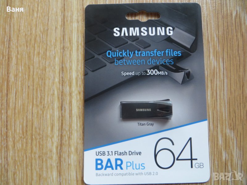 Флашка Samsung 64 Gb USB 3.1, снимка 1