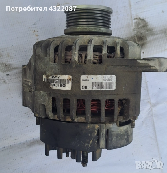 Алтернатор / Динамо Опел Астра Opel Astra H 1.9 CDTI 150 к.с 2004-2010г., снимка 1