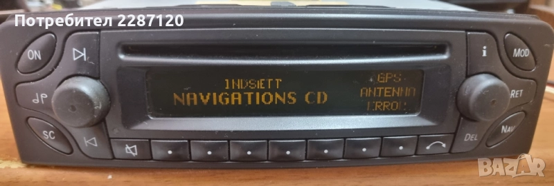 Оригинално радио Mercedes-Benz Audio 30 APS BE4718, снимка 1