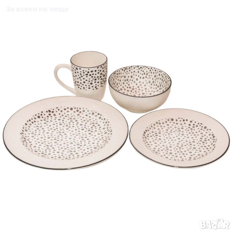 Порцеланов комплект от 4 части, модел 4 Код P1823, снимка 1