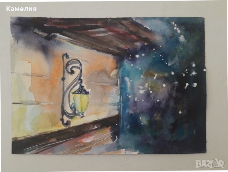 Картина: "Светлина в нощта", снимка 1