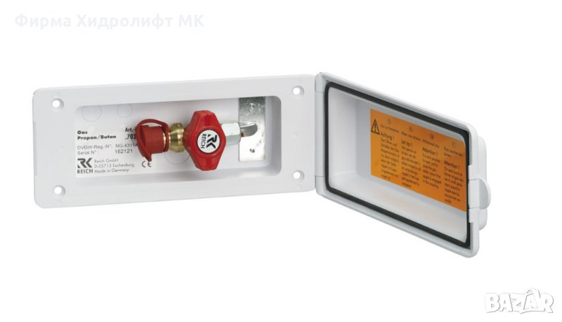 Външен изход за газ REICH за кемпер/каравана 9933111, снимка 1