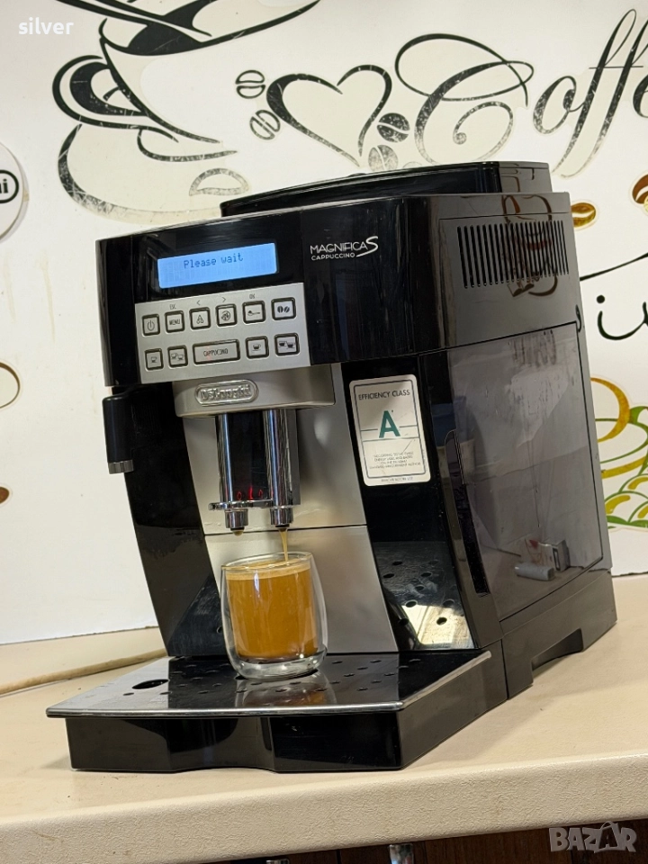 Кафемашина кафе автомат delonghi magnifica S с гаранция, снимка 1