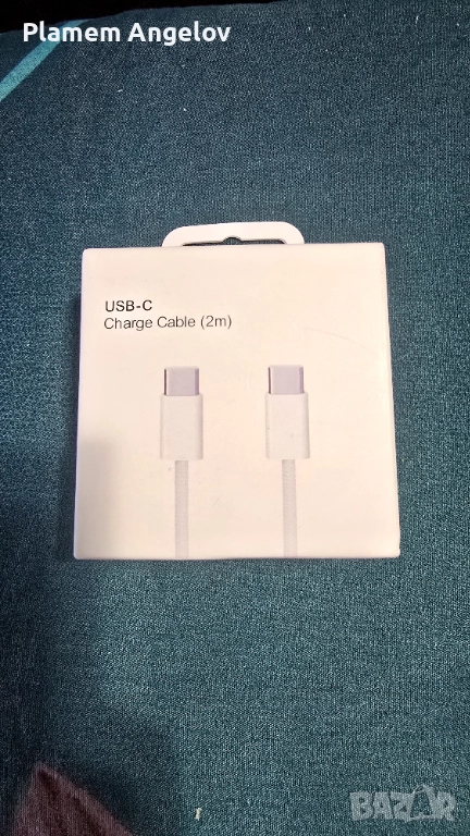 Кабел за зареждане usb-c 2m, снимка 1
