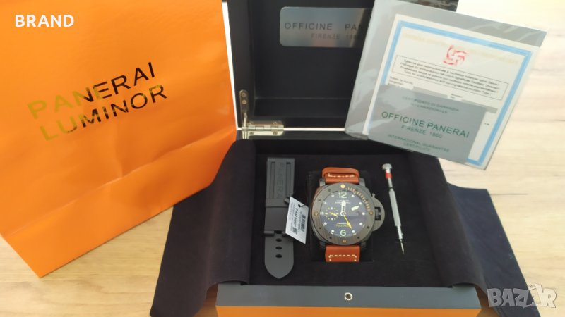 Panerai Luminor SUBMERSIBLE CARBOTECH™ Pole2PoleGMT механичен клас 5A+, снимка 1