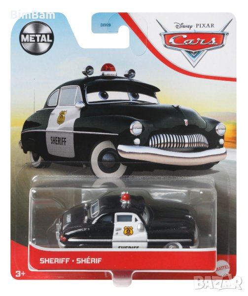 Оригинална количка Cars Sheriff / Disney / Pixar, снимка 1