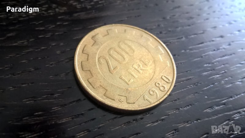 Монета - Италия - 200 лири | 1980г., снимка 1