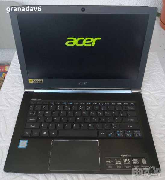 Продавам перфектен лаптоп-ултрабук Acer Aspire S13 с гаранция, снимка 1