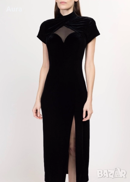 Long velvet dress , снимка 1