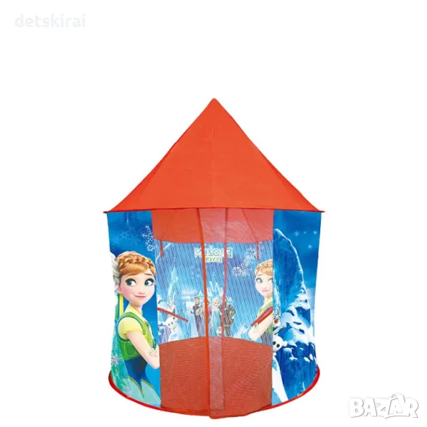 Палатка Снежни принцеси + 50бр топки за игра, снимка 1
