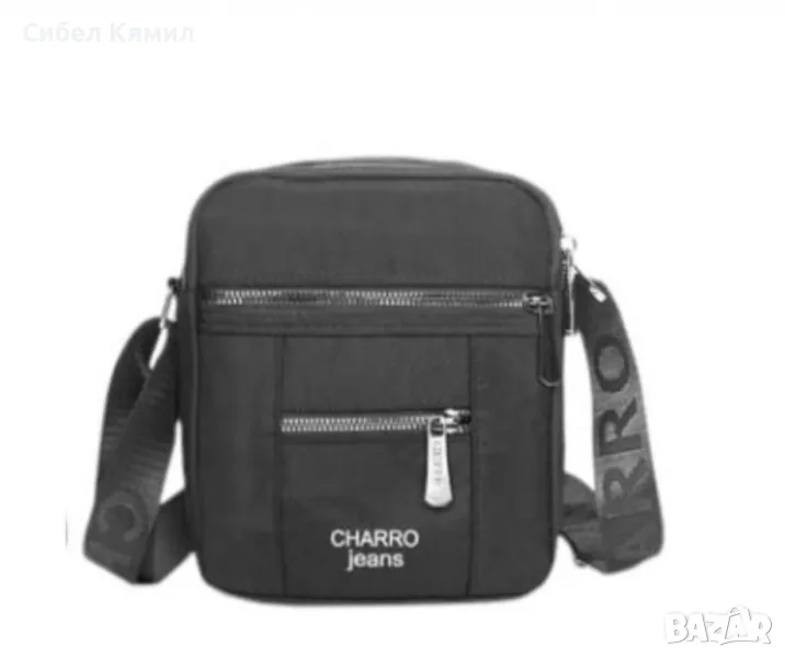 Мъжка чанта през рамо, CHARRO Jeans, компактност и стил в едно, снимка 1