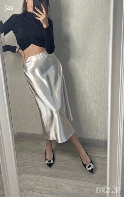 Сатенена пола С размер, снимка 1