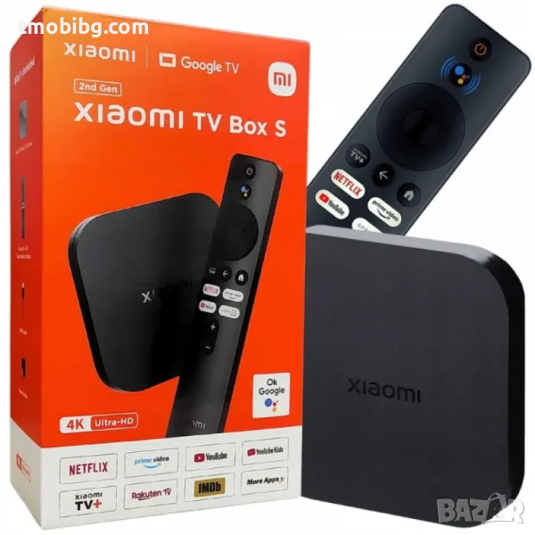 Xiaomi Mi TV Box S 4K 2nd Gen, MDZ-28-AA, снимка 1