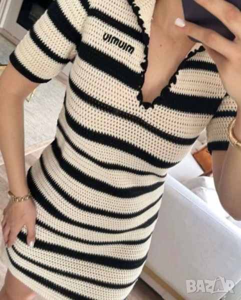 рокля плетиво miu miu , снимка 1