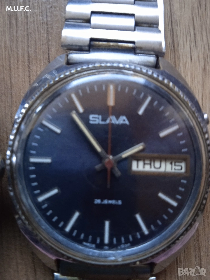 Часовник Слава СССР Работи.Перфектен., снимка 1