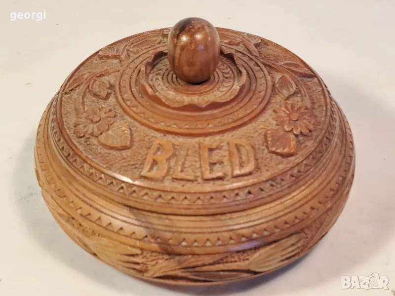 дървена кутия дърворезба 25/3, снимка 1