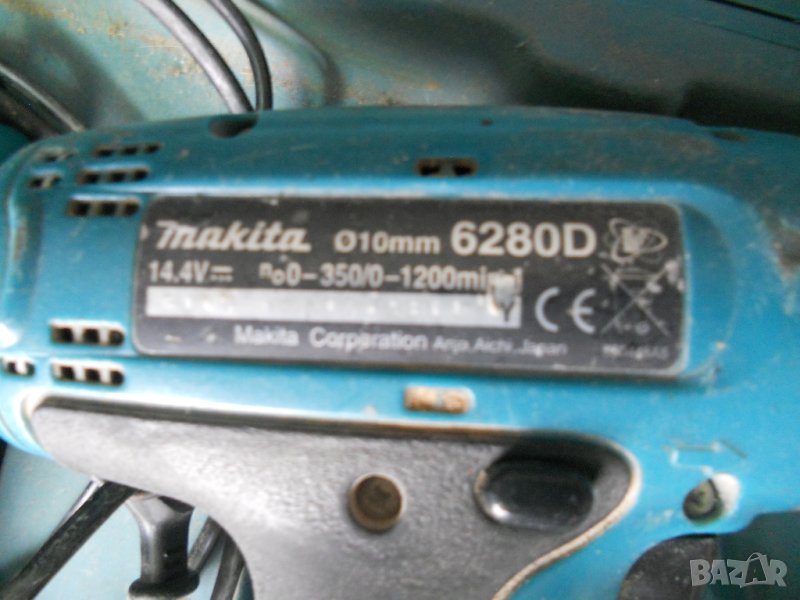 makita винтоверт с 2 батерии и куфар, снимка 1