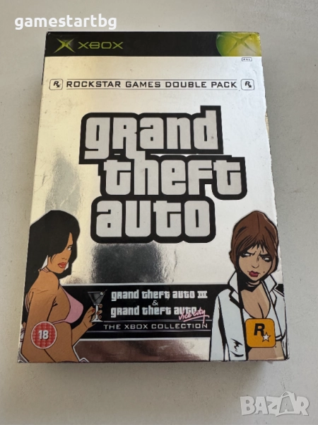 Grand Theft Auto Double Pack за Xbox classic/Xbox original, снимка 1