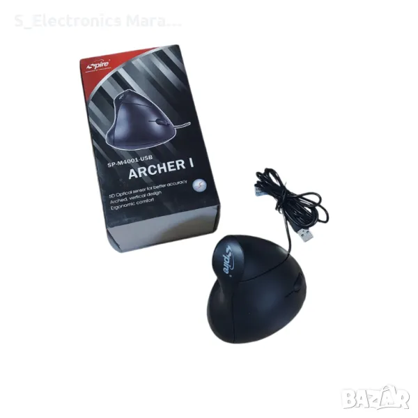Ергономична мишка за компютър Spire Archer I, снимка 1
