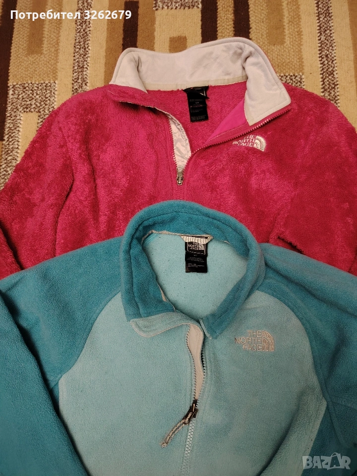 the North face оригинални дамски полари размер S общо за 23€, снимка 1