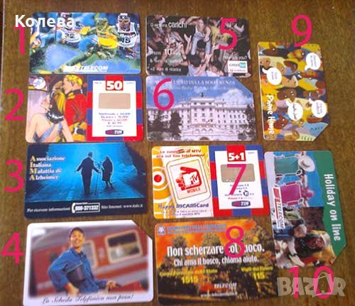 Италиански фонокарти 2 , снимка 1