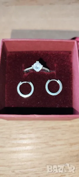 пръстен и обеци, снимка 1