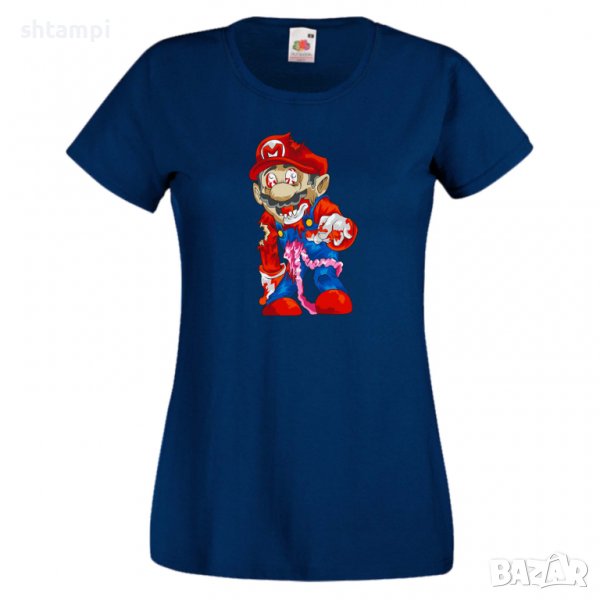 Дамска тениска Mario Zombie 6 Игра,Изненада,Подарък,Празник,Повод, снимка 1