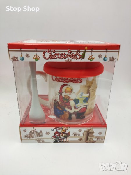 Термо коледна чаша 15х13х10, снимка 1