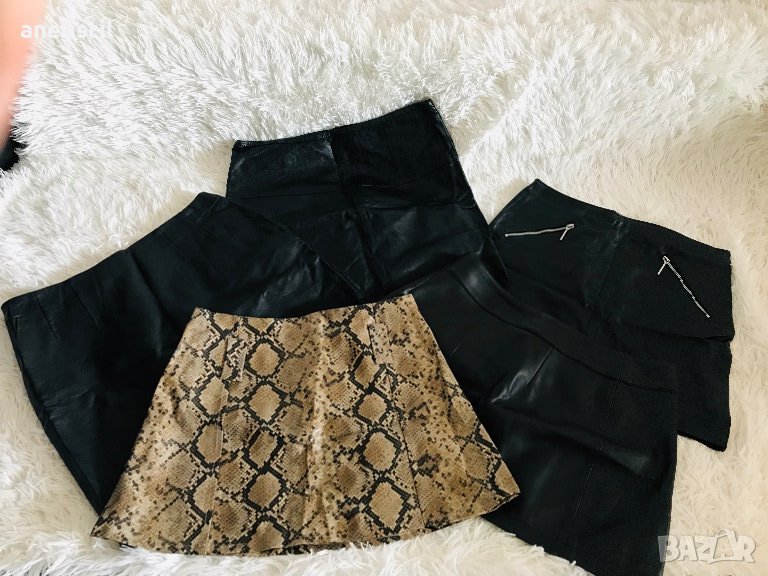 Къси кожени поли, снимка 1