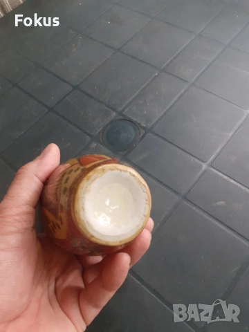 Красива ваза порцелан Сатцума Satsuma, снимка 5 - Антикварни и старинни предмети - 53313046