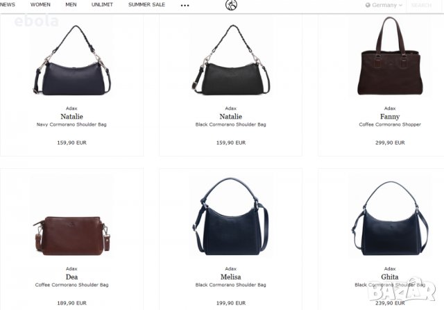 Дамска чанта Adax, снимка 17 - Чанти - 27931736