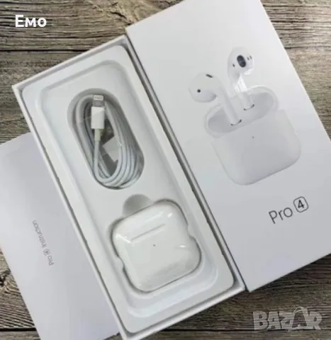 Bluetooth 5.0 слушалки, Pro 4, Super Bass с калъф за зареждане, снимка 3 - Bluetooth слушалки - 48229509