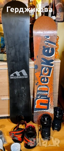 Сноуборд Nideker с автомати Nideker, снимка 2 - Зимни спортове - 53048424