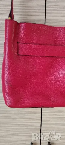 Червена чанта от естествена кожа , снимка 6 - Чанти - 48652174