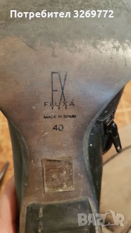 Черни ботуши на FLUXÁ ,номер 40, снимка 8 - Дамски ботуши - 35261048