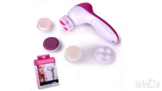 Цялостна грижа за лицето с уред за почистване и масаж 5 in 1 Beauty Care Massager, снимка 5 - Други - 32819656