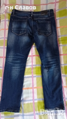 Дънки ALCOTT&CO / LEOX DENIM мъжки 2 броя, размер 36, снимка 14 - Дънки - 52689847