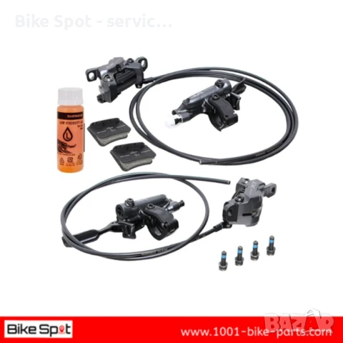 Shimano BR-M8220 4-Piston J-Kit Disc Brake Set 4-Бутални Дискови Спирачки, снимка 4 - Части за велосипеди - 51256343