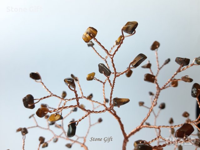 Дръвче Тигрово око, Подарък Коледа, Подарък Кръщене, Подарък Любов, 35 рожден ден, Любов подарък, снимка 7 - Други - 33094710