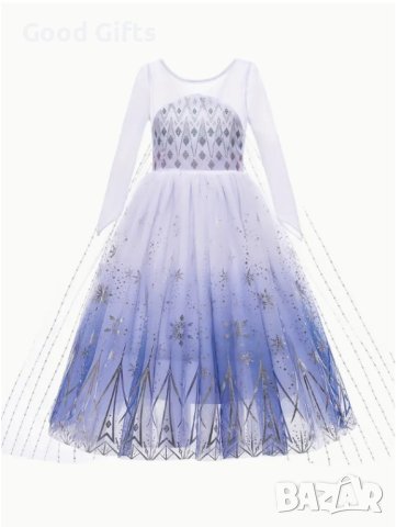 Светеща рокля на Елза Замръзналото кралство, снимка 3 - Детски рокли и поли - 43292969