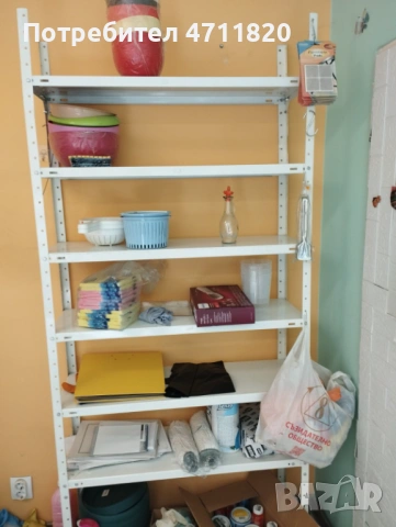 Стойка за мушама, стелажи, табли за стелаж, перфориран гръб, мострена решетка, снимка 3 - Стелажи и щандове - 53134835