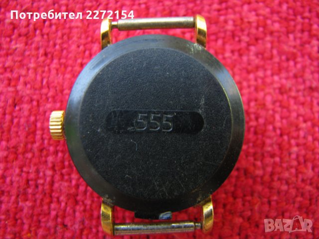 Часовник Луч с позлата, снимка 2 - Антикварни и старинни предмети - 32868390