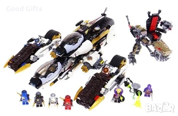 Конструктор Ninja 1168 части , Спасения фантом, снимка 4 - Конструктори - 39066952