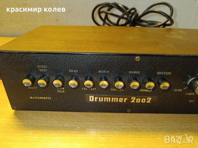 италианска аналогова барабанна машина "DRUMMER 2002", снимка 3 - Ударни инструменти - 44030264